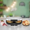 Vaflinė - Rommelsbacher WA 1250 2 Širdies formos vafliai Reguliuojama temperatūra Sidabrinė Juoda