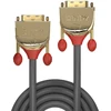 Vaizdo Kabelis - LINDY Gold Line DVI-D Dual Link, M/M, 2560x1600 60Hz, 7.5 m, Pilkas