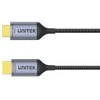 Vaizdo kabelis - UNITEK DisplayPort 1.4 į HDMI 2.1 8K 1.8m pilkas/juodas