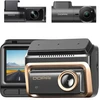 Vaizdo registratorius - DDPAI Z90 Master 4K, dviguba kamera, 3 colių ekranas, 5 GHz Wi‑Fi, GNSS