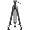 Vaizdo Stovas - Fotopro DV 5A Sunkus Skysčio Galvutė, Laiko 10 kg, Maksimalus Aukštis 193 cm, Juodas