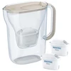 Brita Style Essential filter jug + 2 Maxtra Pro Pure Performance filter cartridges (sand-coloured)