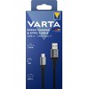 Varta Speed Charge &amp; Sync Cable USB A - USB Type C 57935 laidas