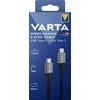 Varta Speed įkrovimo ir sinchronizavimo kabelis USB Type C iki C tipo 57936 laidas