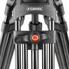 Video trikojis - Caruba Videostar 180 Pro 180cm 8kg apkrova, Juoda