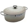 Virtuvės Indai - Le Creuset Signature Keptuvė 6.3L Ketaus Emaliuota Ovali 31cm Meringue