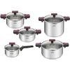 Puodų rinkinys TEFAL Cook & Clip 10 vnt. G723SA74