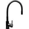 PYRAMIS LEFKADA sink (68x44) 1B 1D juodas + Flessi Juodas Edition tap - 070 260 611F