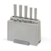 Maestro MR-1412-Pilkas Peilis set with block + Cutting board set Gray
