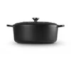 Virtuvinis Indas - Le Creuset Signature Keptuvė 8.9L Emaliuotas Ketaus Karščiui Atsparus Juodas