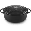Virtuvinis Indas - Le Creuset Signature Keptuvė 8.9L Emaliuotas Ketaus Karščiui Atsparus Juodas