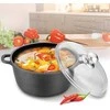 Maestro MR-4628C Puodas su dangčiu 28 cm 5,8 l Juodas