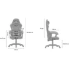 Žaidimų kėdė - Huzaro Force 2.7 ergonominė, 140 kg talpa, juodas anglies pluoštas