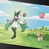 Žaidimų kilimėlis - Pokémon Gallery Series Morning Meadow TCG Playmat Ultra PRO