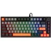 Savio ASTRAL Juodas JADE 3 COLOURS klaviatūra Gaming USB QWERTY US International