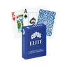Kortų Žaidimas - Copag Elite Poker Dydžio Jumbo Indeksas 100% PVC 63.5x88.9mm Mėlynos