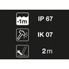 Žibintuvėlis - Petzl Aria 1R RGB 475 Liumenų, 75m Nuotolis, Atsparus Vandeniui Juodas