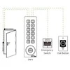ZKTECO RFID kortelių skaitytuvas ir klaviatūra su integruotu valdikliu, 13.56MHz Mifare, IP65, PRO-V