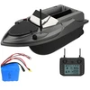 Žvejybos Įranga - Flytec V080 Nuotoliniu Būdu Valdomas Masalo Laivas 3kg bendra talpa GPS Juodas