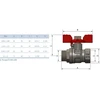 Arco Ventilis 153603 Sena tiesus 1/2", vidinis/išorinis sriegiai