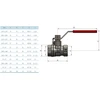 Arco SENA ventilis 2"1/2 v/v ilga rankena (750109)