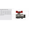 Arco Ventilis 154104 Sena, 3/4" vidinis/išorinis sriegiai