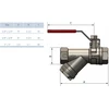 Arco SENA ventilis su filtru 1" x 1"