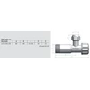 Ventilis kampinis chrom. ZP702 ARCO