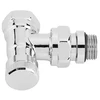 Danfoss Kampinis ventilis RLV 15V su drenažo chrom.