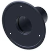 Darco Dekoratyvinis žiedas juodas ROZ080-CZ-1,2(ML)