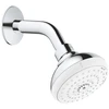 Grohe Tempesta 100 III dušo galva su laikikliu, iš sienos, chromas