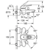 Maišytuvas Grohe Eurostyle, 1/2" (33591003)