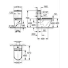 Grohe EuroCeramic Triple Vortex pastatomas WC su QR/SC sėdyne, 365x673 mm, universalus išleidimas