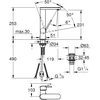 Maišytuvas Grohe Plus L, 1/2″ (23844003)
