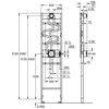 Grohe Rapido duo dušo rėmas, 500x160 mm, h=2182-2362 mm
