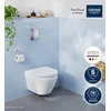 Grohe 5 in 1 komplektas – WC su sėdyne EuroCeramic, rėmas Rapid SL, chromuota nuleidimo plokštė Arena, lai