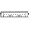 Hm Heizkorper Renovacinis plieno radiatorius HM 21C-AT-55-1200, prijungimas šoninis