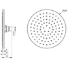 Ideal Standard Idealrain lietaus dušo galva 200 mm su silikoniais purkštukais, 12 l/min, chromas