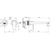 Ideal Standard potinkinis praustuvo maišytuvas Cerafine O, 224 mm snapas, chromas