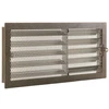 Metiksa Grotelės G10ŽT 400x180 žalvaris