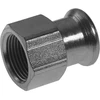 Nerūd. plieno KAN-therm Inox pres. jungtis 28 x 1", su vid. sriegiu