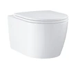 Grohe pakabinamas wc su sėdynė ir dangčiu QR/SC BauCeramic rimless, 368x543 mm, baltas