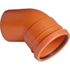 Pipelife Lauko kanaliz. PVC alkūnė 110/45°