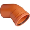 Pipelife Lauko kanaliz. PVC alkūnė 110/67°