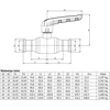 Plieninis pres. rutulinis ventilis KAN-therm - 18