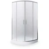 Roth dušas stūris Houston Neo, 800x800 mm, h=1900, r=550, briliants/matēts stikls