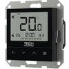 Tech Laidinis kambario termostatas EU-F-4z v1, juodas, 55mm rėmeliams