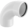 Uponor Decibel alkūnė 110 88,5° užapvalinta