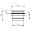 Vilpros Pramone DW antgalis apat. HeatUp NPNP d.180/230 (BL) (H221 1 3102 0180 000)