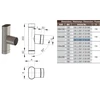 Vilpros Pramone SWO trišakis NP d.160/110x230 (310 2 2001 0160 085)